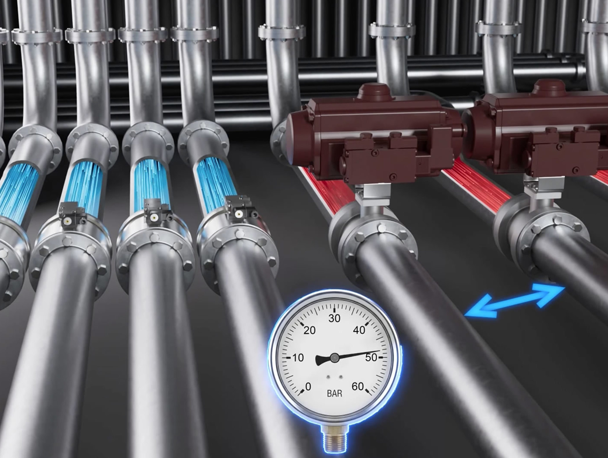 Decisive advantages of coaxial valves