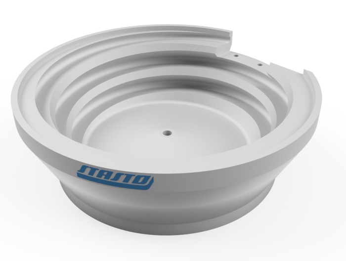 Frézovaná násypka